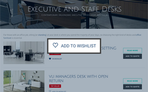 Try the NEW Equip 'Add to Wishlist' feature to share office furniture products.
