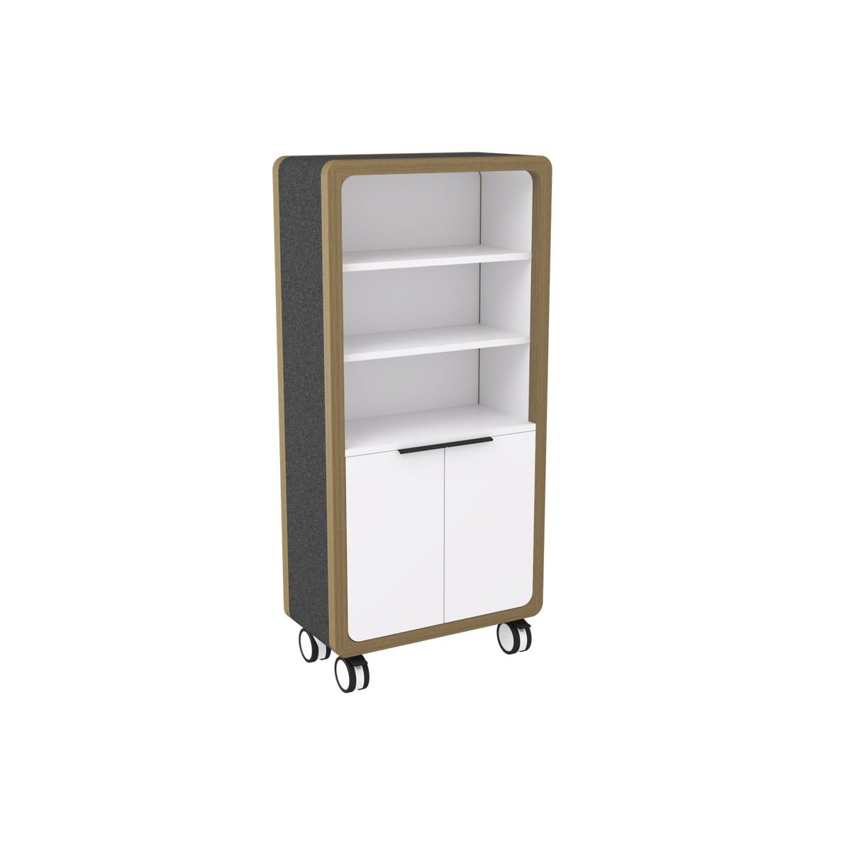 Rover Mobile Half Locker/ Half Bookcase