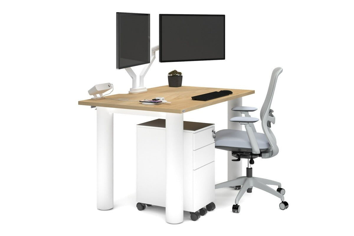 QUADRO CYLINDER LEGS OFFICE DESK