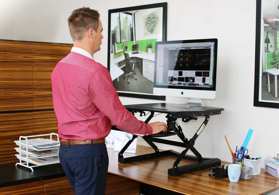 ARISE DESKALATOR WITH FREE ANTI FATIGUE MAT - INCLUDES BOXED SHIPPING SYD & MEL METRO AREAS