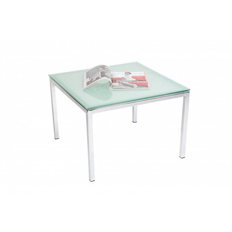 ATHENA COFFEE TABLE WITH GLASS TOP