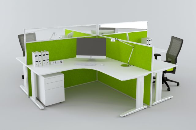 CRUZE WORKSTATION SYSTEMS IN WHITE, AVAILABLE FOR IMMEDIATE DELIVERY AND INSTALLATION