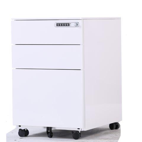 EQ SLIMLINE MOBILE PEDESTAL WITH COMBINATION LOCK *** MINIMUM ORDER PROJECT QUANTITY ***