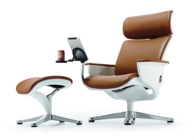 NUVEM EXECUTIVE LOUNGE CHAIR WITH TABLET *** PROJECT QUANTITIES APPLY ***