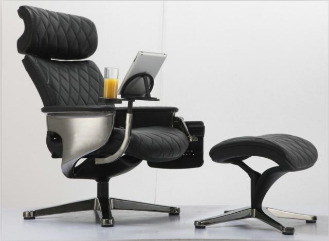 NUVEM EXECUTIVE LOUNGE CHAIR WITH NOTEBOOK STAND *** PROJECT QUANTITIES APPLY ***