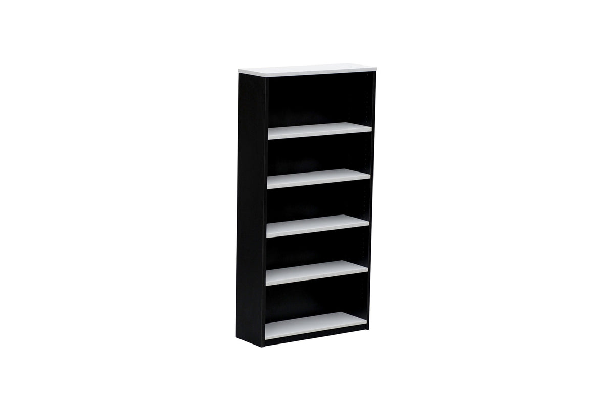 TWO-TONE OPEN BOOKCASES