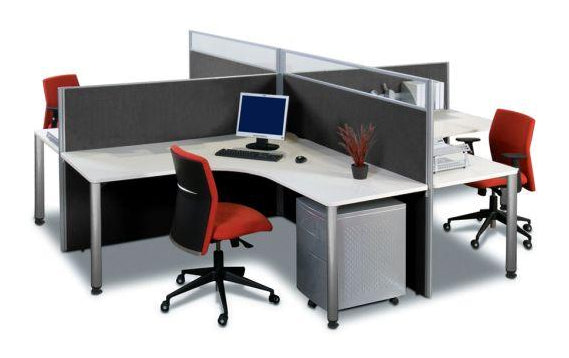 SLIMLINE 30 SCREENS AND 4 WAY WORKSTATIONS