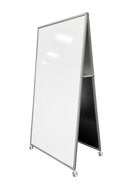 DOUBLE SIDED MOBILE WHITEBOARD
