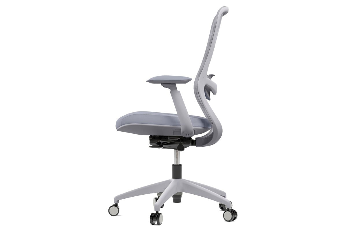 FALCON 2.0 ERGONOMIC MESH OFFICE CHAIR IN LIGHT GREY