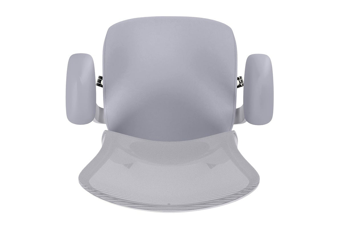 FALCON 2.0 ERGONOMIC MESH OFFICE CHAIR IN LIGHT GREY