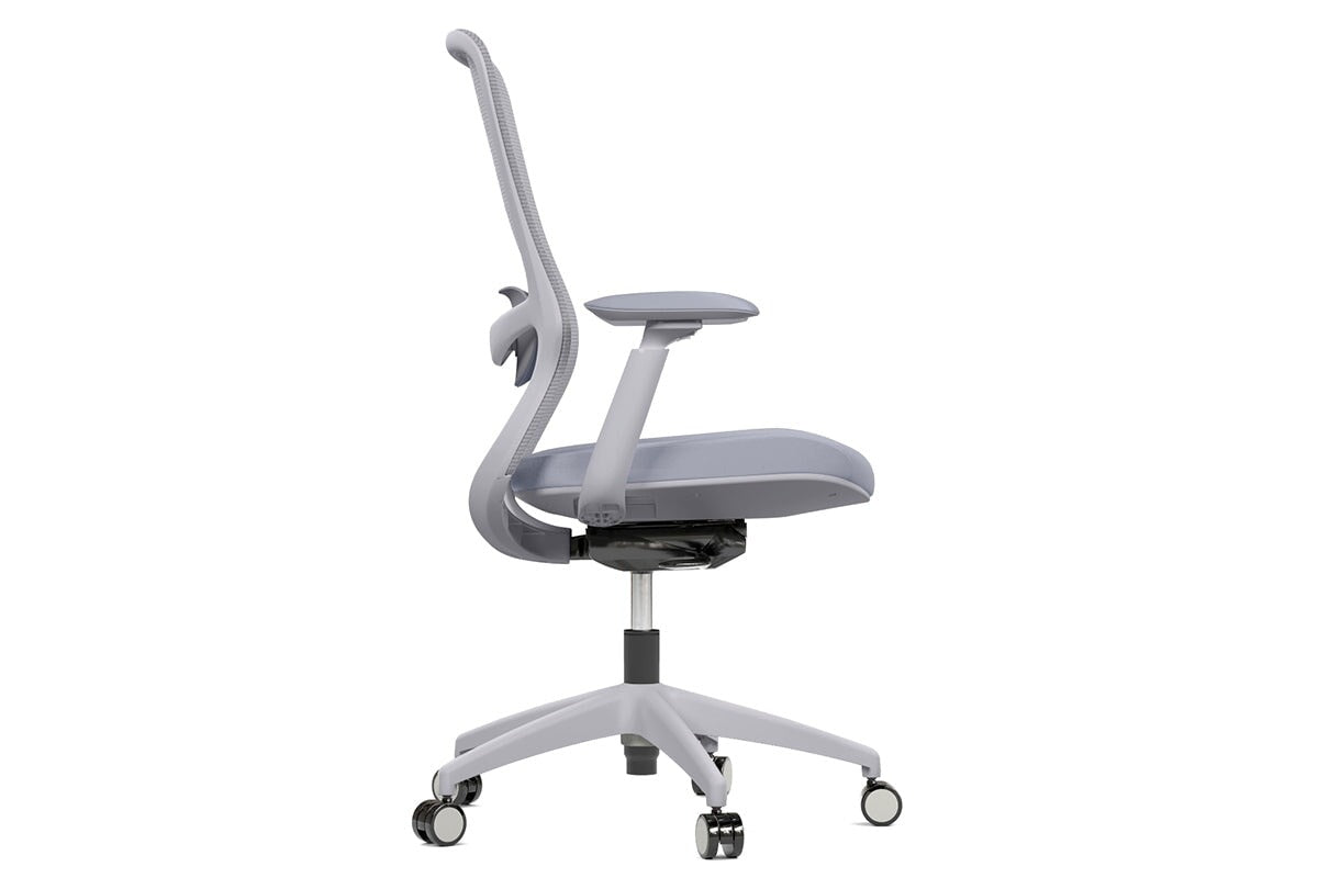 FALCON 2.0 ERGONOMIC MESH OFFICE CHAIR IN LIGHT GREY