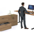 FLEXI PREMIUM HEIGHT ADJUSTABLE DESK EXECUTIVE SETTING
