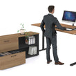 FLEXI PREMIUM HEIGHT ADJUSTABLE DESK EXECUTIVE SETTING