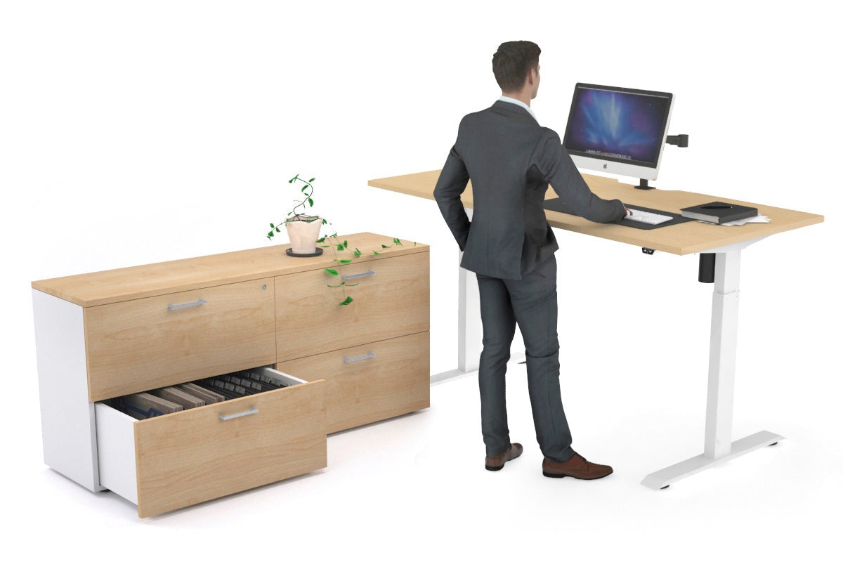 JUST RIGHT HEIGHT ADJUSTABLE DESK