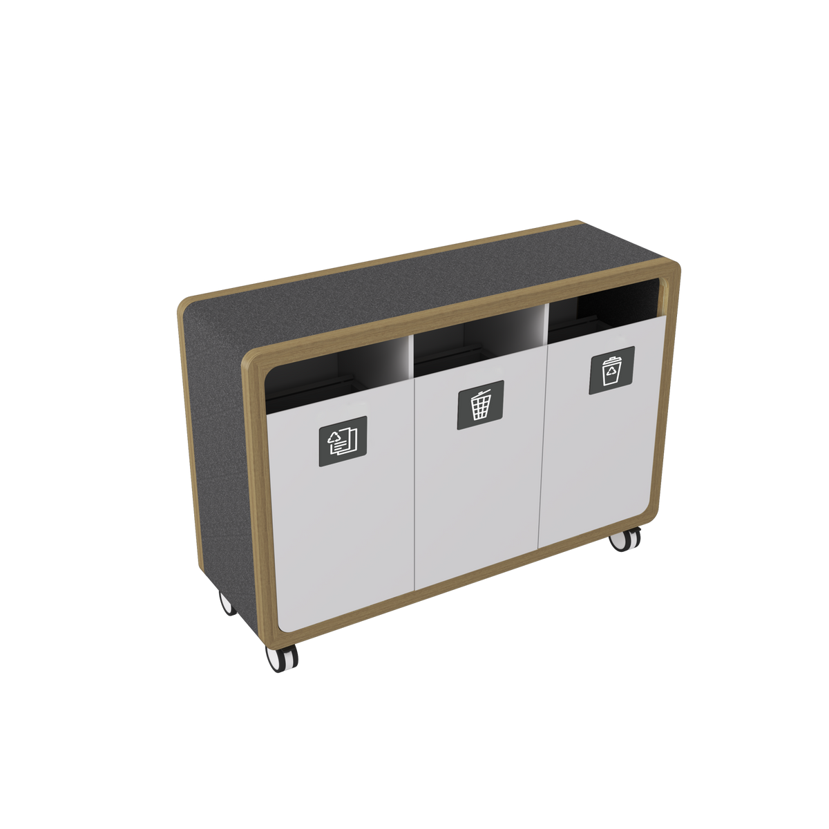 Garbage Mobile Rack Rover Mobile Rubbish Bin Sydney – Equip Office Furniture