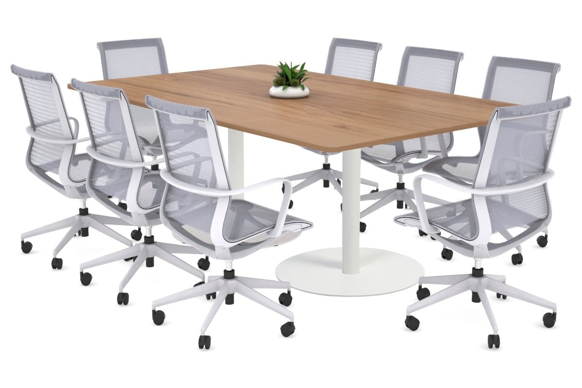 SAPPHIRE DISC BASE BOARDROOM RECTANGLE TABLE