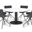 SAPPHIRE DISC BASE BOARDROOM RECTANGLE TABLE