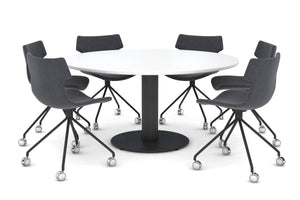 SAPPHIRE DISC BASE BOARDROOM RECTANGLE TABLE