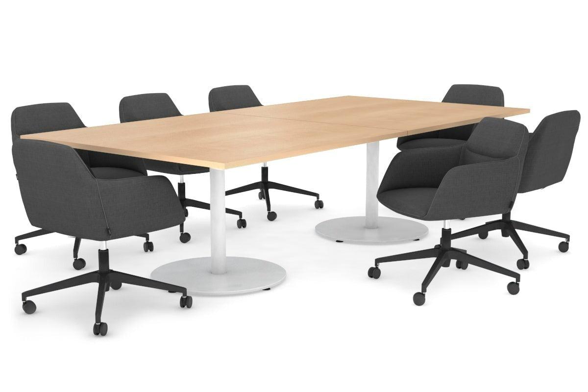 SAPPHIRE DISC BASE BOARDROOM RECTANGLE TABLE