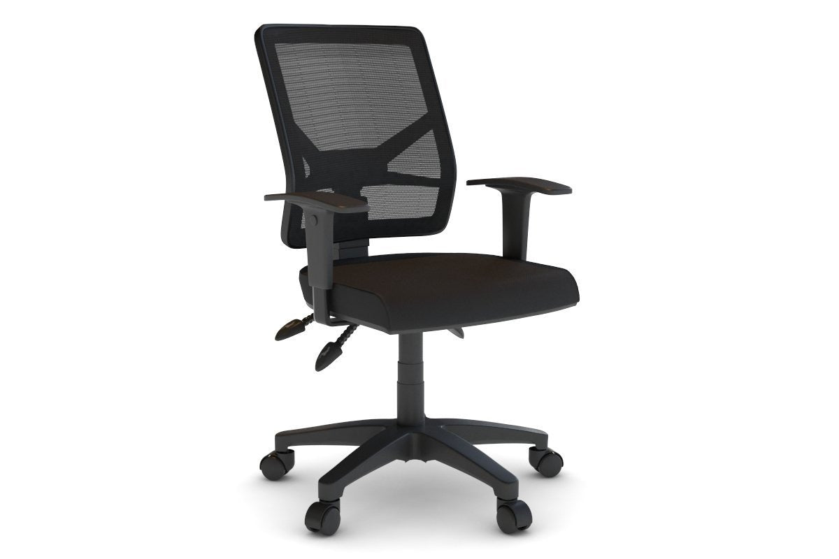 HERON ERGONOMIC MESH BLACK CHAIR