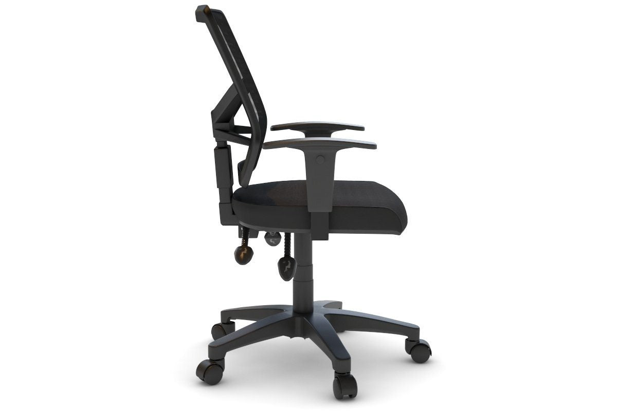 HERON ERGONOMIC MESH BLACK CHAIR