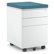 MOBILE PEDESTAL WITH FILING DRAWER METAL IN WHITE