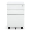 MOBILE PEDESTAL WITH FILING DRAWER METAL IN WHITE