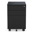 MOBILE PEDESTAL WITH FILING DRAWER METAL IN BLACK
