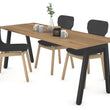 QUADRO A LEGS TABLE IN BLACK