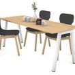 QUADRO A LEGS TABLE IN WHITE