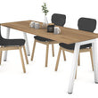 QUADRO A LEGS TABLE IN WHITE