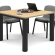 QUADRO CYLINDER LEG MODERN BOARDROOM RECTANGLE TABLE