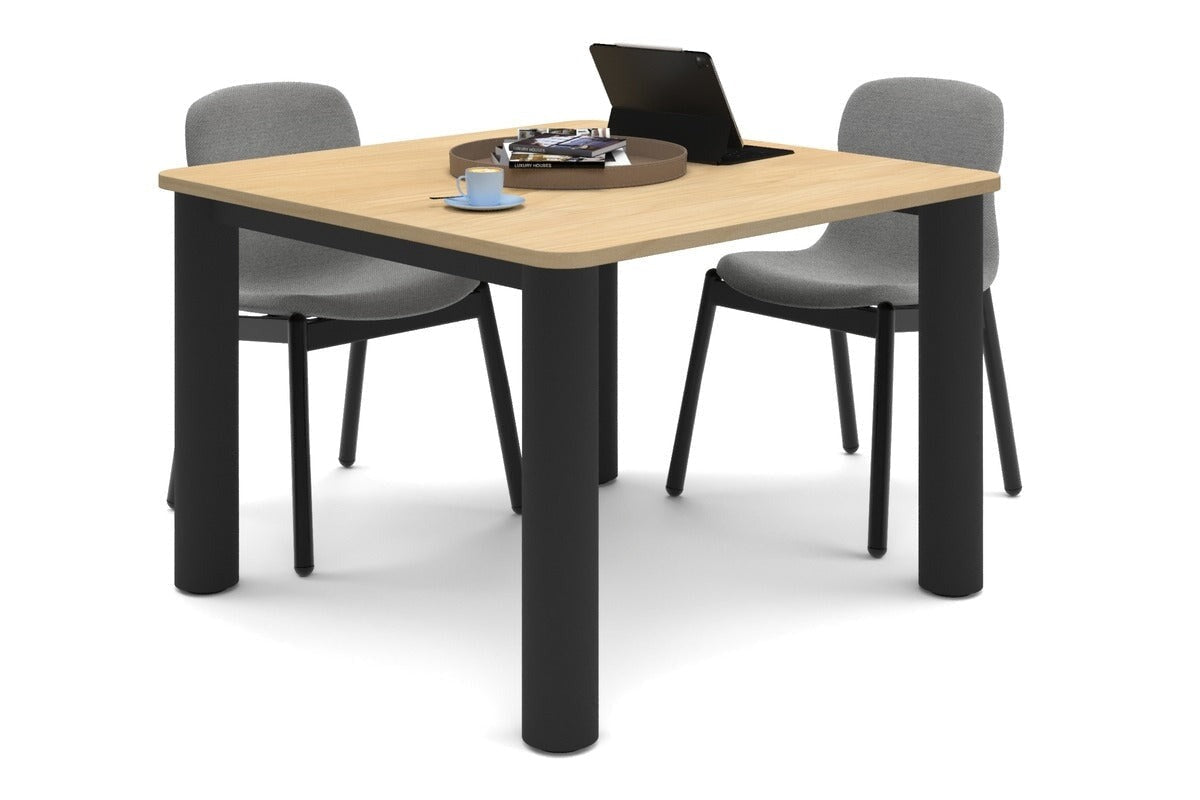 QUADRO CYLINDER LEG MODERN BOARDROOM RECTANGLE TABLE