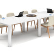 QUADRO CYLINDER LEG MODERN BOARDROOM RECTANGLE TABLE