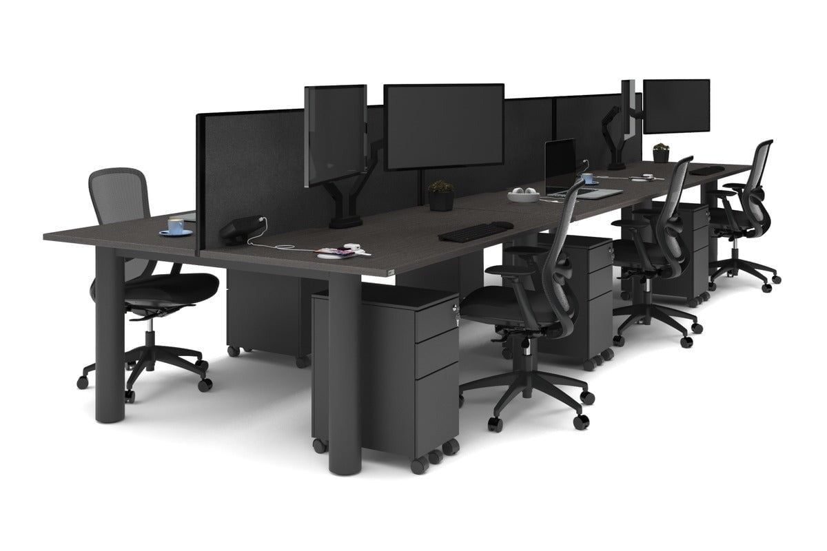 QUADRO CYLINDER LEG OFFICE WORKSTATION
