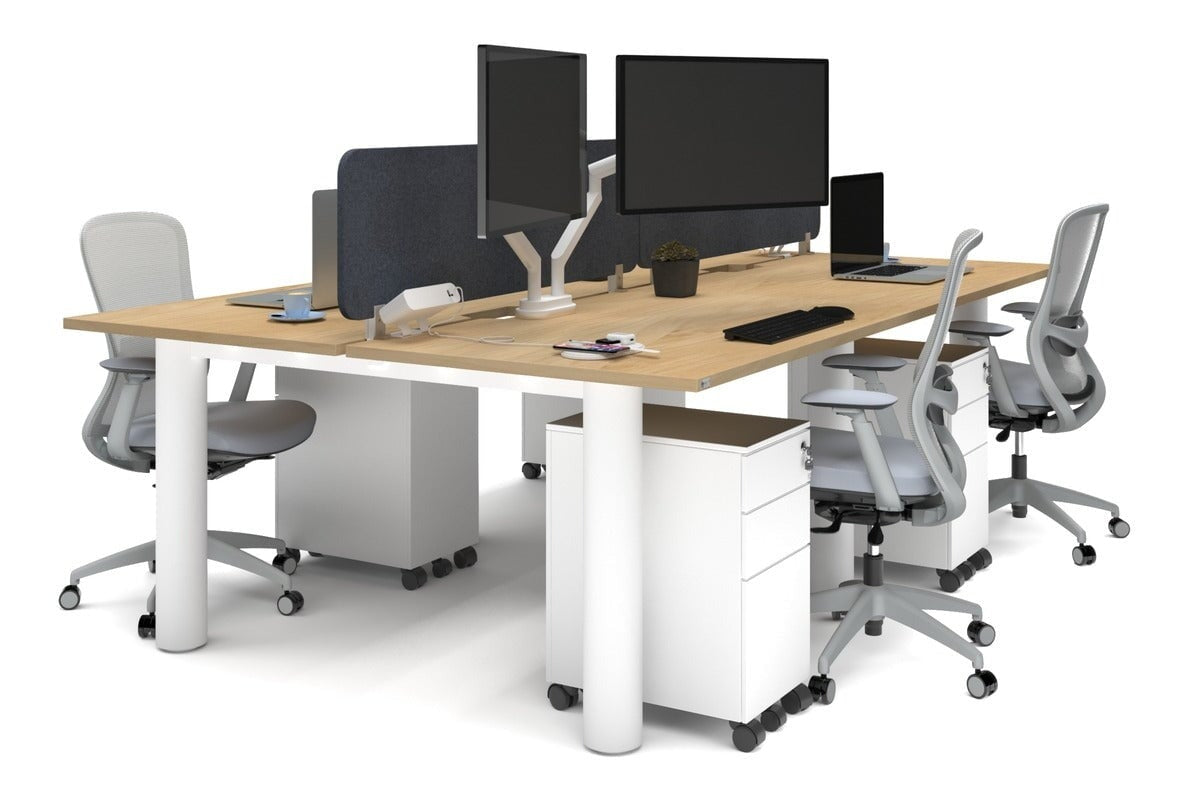 QUADRO CYLINDER LEG OFFICE WORKSTATION