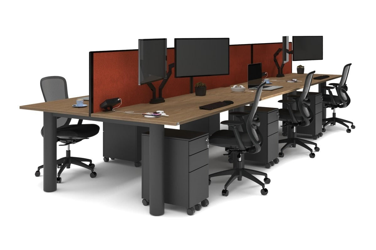 QUADRO CYLINDER LEG OFFICE WORKSTATION