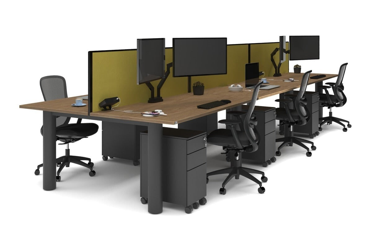 QUADRO CYLINDER LEG OFFICE WORKSTATION