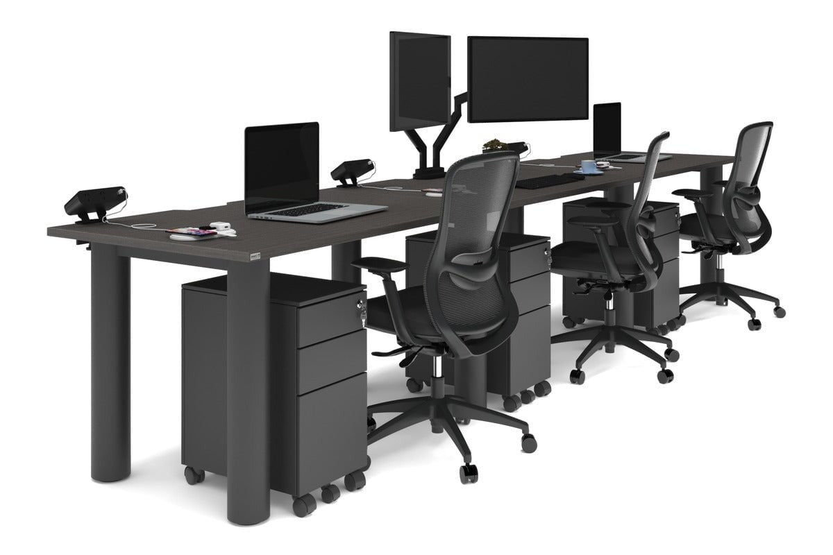 QUADRO CYLINDER LEG OFFICE WORKSTATION