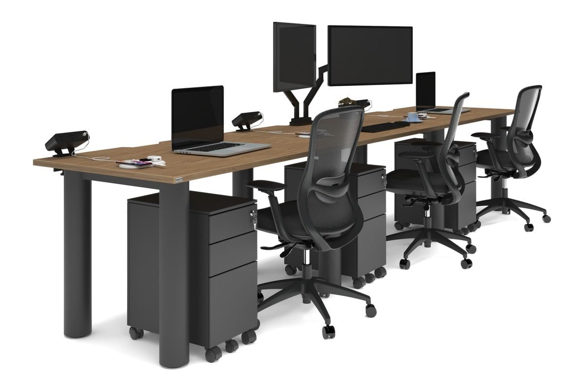 QUADRO CYLINDER LEG OFFICE WORKSTATION