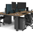 QUADRO CYLINDER LEG OFFICE WORKSTATION