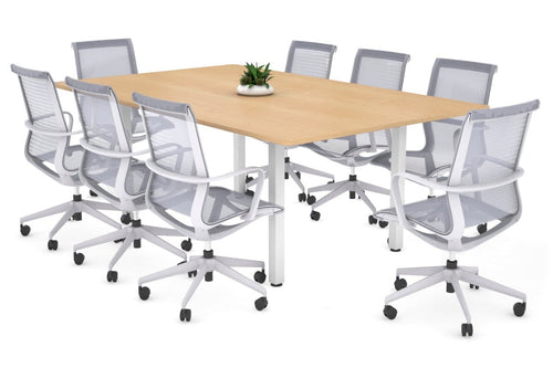 QUADRO SQUARE LEG MODERN BOARDROOM TABLE