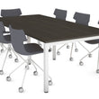 QUADRO SQUARE LEG MODERN BOARDROOM TABLE