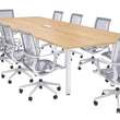 QUADRO SQUARE LEG MODERN BOARDROOM TABLE