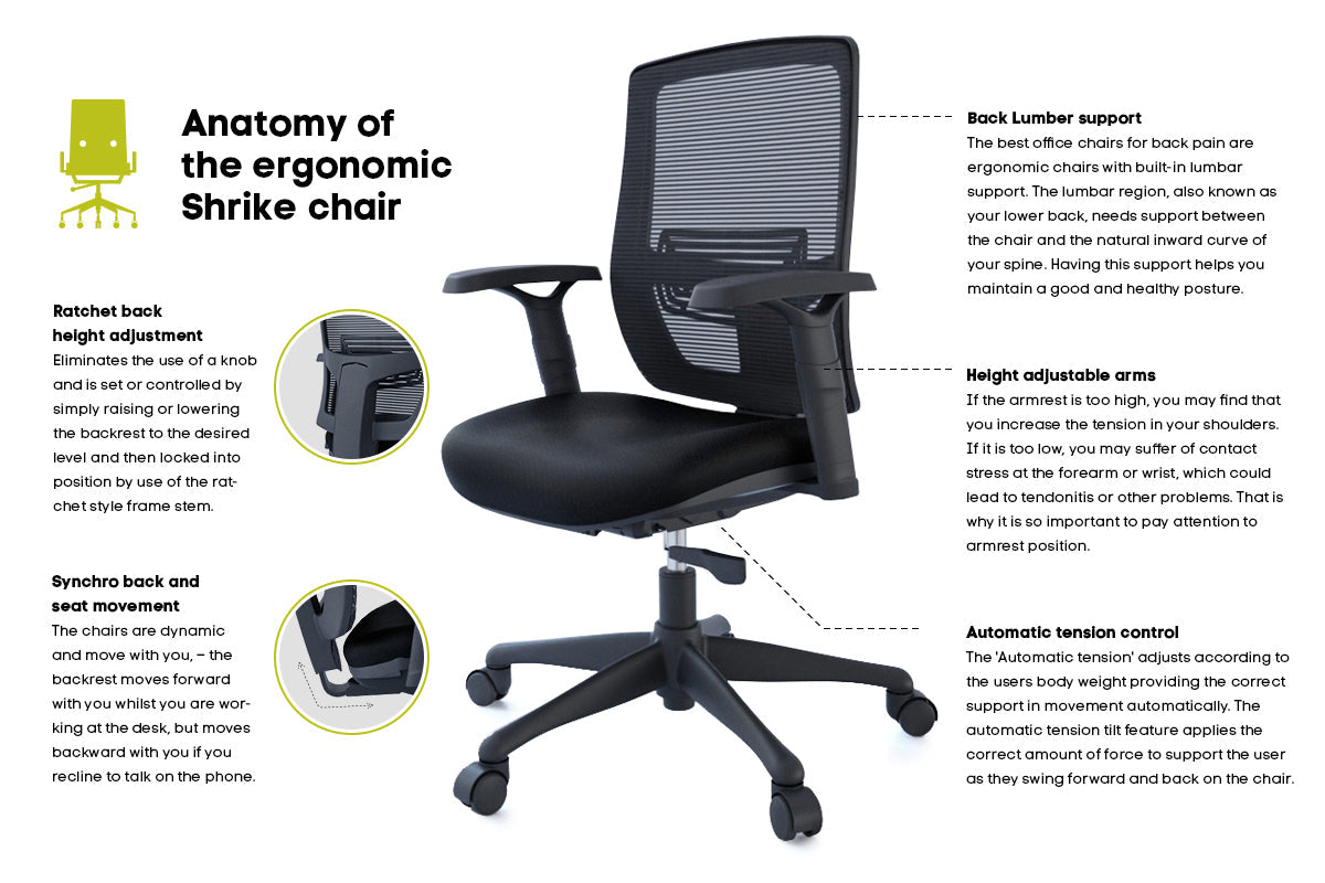 SHRIKE ERGONOMIC OFFICE CHAIR