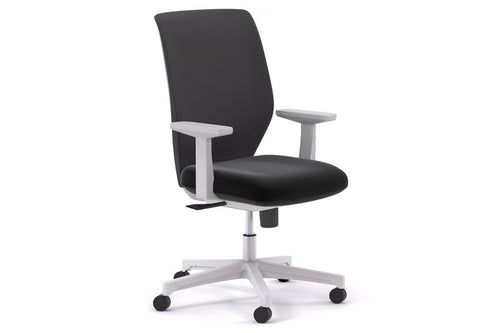 SWAN BLACK FABRIC OFFICE CHAIR