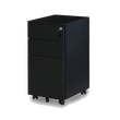 EQ SLIMLINE MOBILE PEDESTALS IN BLACK