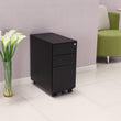 EQ SLIMLINE MOBILE PEDESTALS IN BLACK