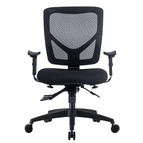 VICTORY EXECUTIVE MESH BACK CHAIR WITH BLACK BASE - STOCK DUE LATE DEC