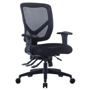 VICTORY EXECUTIVE MESH BACK CHAIR WITH BLACK BASE - STOCK DUE LATE DEC
